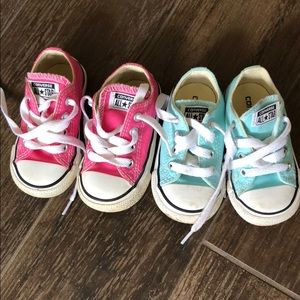 Converse Allstars toddler size 5- two pair